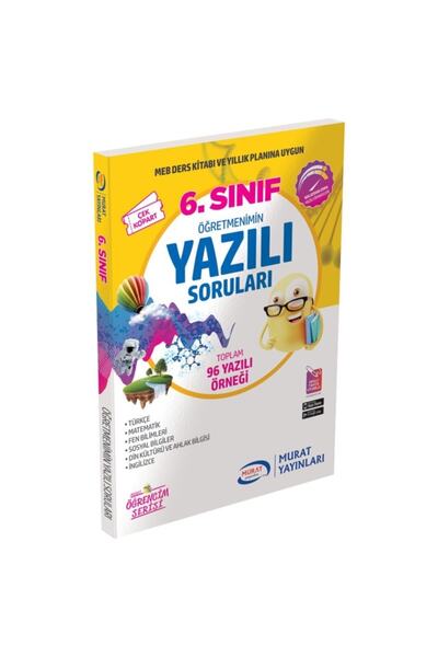 Murat Yayınları 6. Sınıf Öğretmenimin Yazılı Soruları / Kolektif / Murat Yayı...