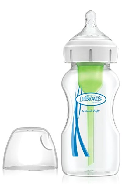 Dr.Brown's 270 ml Wide Mouth Anti-Colic Options+ Pp Feeding Bottle, Single Pa...