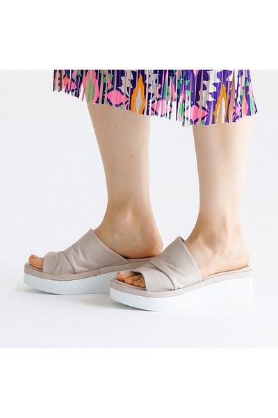 Tamer Tanca Women's Leather Slippers Slippers 766 0678 Byn Trlk Y21