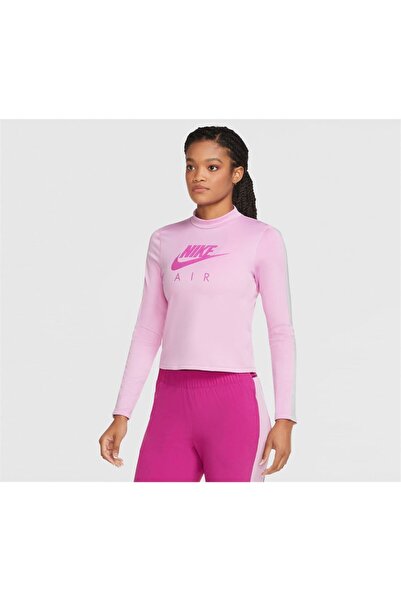 Nike Air Spor Sweatshirt Cu3331-680 Pembe