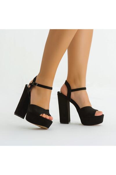 KEMAL TANCA Women's Black Vegan Evening Shoes