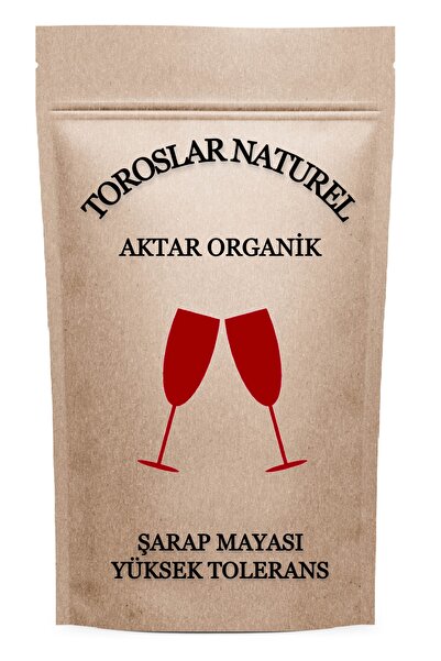 Toroslar Naturel Aktar Organik Şarap Mayası Yüksek Tolerans Ithal Menşei Kırmızı Ve Beyaz Yapımına Uygun 100 Gr