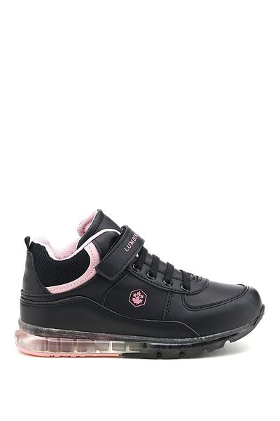 lumberjack Cap Hi 1pr Black Girl's Sneaker Hi