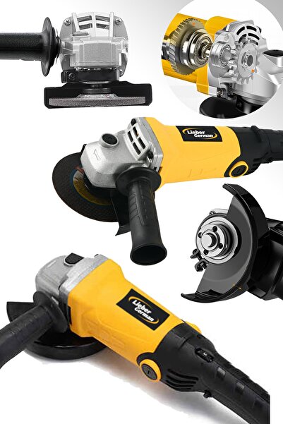 Lieber German Teknoloji Bakır Sargılı Devir Ayarlı 1500 W 115 Mm-125 Mm Spira...