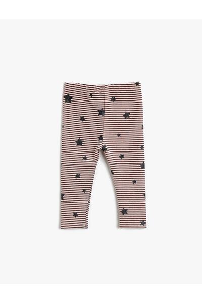 Koton Girl's Pink/Bt4 Tights
