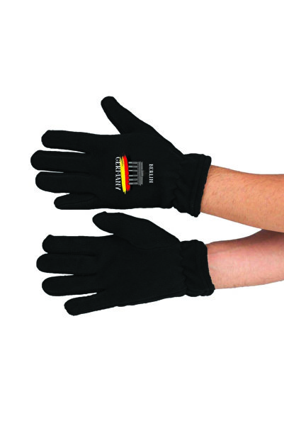 Zeron Tasarım Germania Berlin Wall Printed Winter Long Fleece Mănuși Bll2303