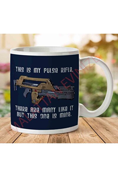 ART HEDİYE This Is My Pulse Rifle This One Is Mine Aliens Two Sided Printed Mug