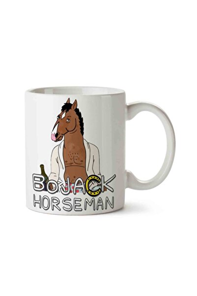 ART HEDİYE كوب بوجاك هورسمان مطبوع على الجانبين