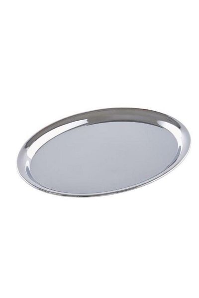 Paşabahçe Steel Oval Small 2 Piece Tray 26cm