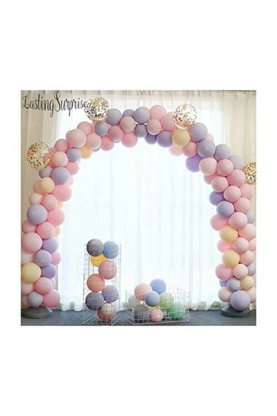 Party City Macaron Balloon Chain Balloon Set 5 Mt Chain 100 Balloons Mixed
