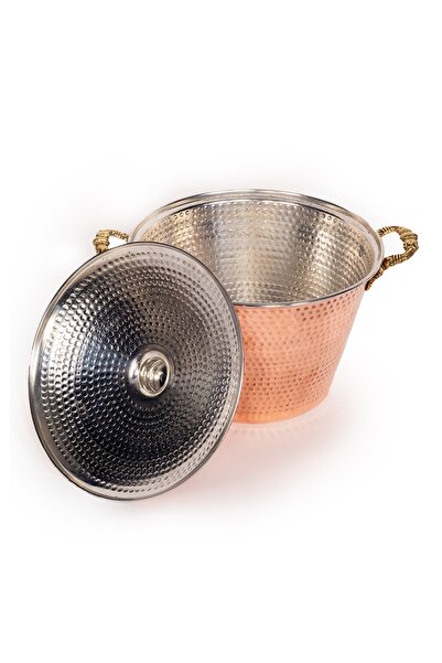 Handygoo Nefertum Dövme Bakır Perde Pilavı Tenceresi