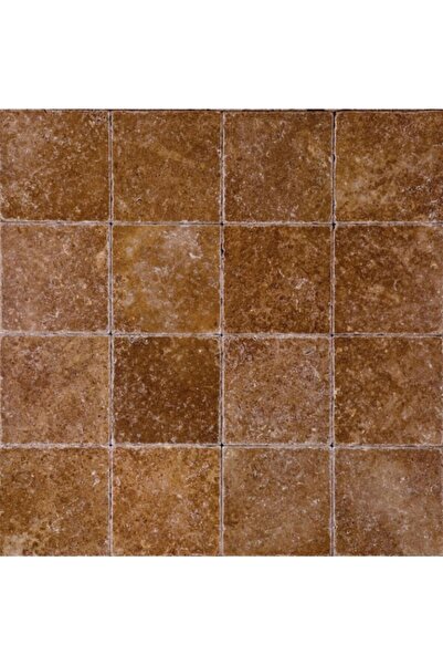 10 Adet 1x10x10 Baskısız Naturel Doğaltaş Traverten Eskitme Bardak Altlığı