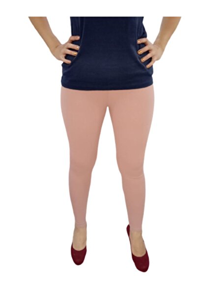 ZY BUTİK Powder Thin Corded High Waist Leggings