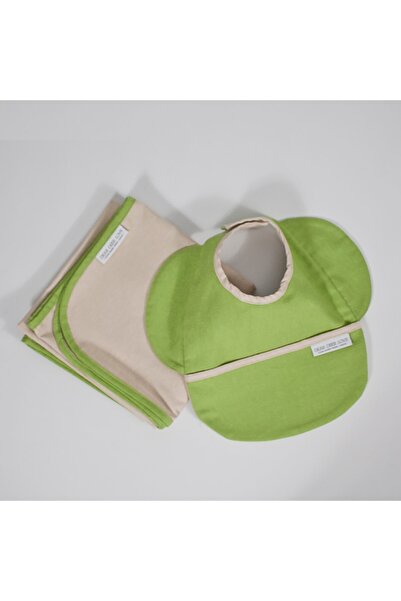 Dear Deer Love مريلة مقاومة للسوائل وغطاء كرسي مرتفع - مجموعة Blw / مريلة أطف...