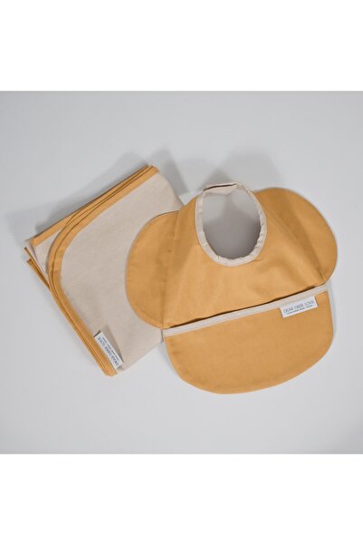 Dear Deer Love مريلة مقاومة للسوائل وغطاء كرسي مرتفع - مجموعة Blw / مريلة أطف...