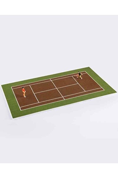 Genel Markalar İnsan Figürleri Ve Tenis Oyun Alanı--1/75--2 Li