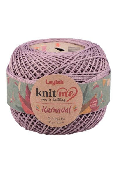 Genel Markalar Knit Me Karnaval El Örgü İpi Lila 03403 50 Gr. [Xmlbayi]