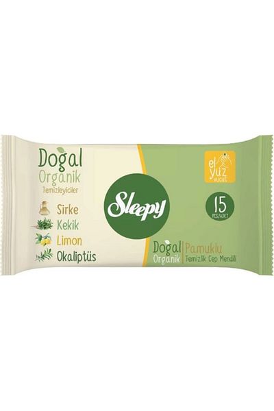 Sleepy 10 Pack Natural Organic Cotton - Pocketed Wipes