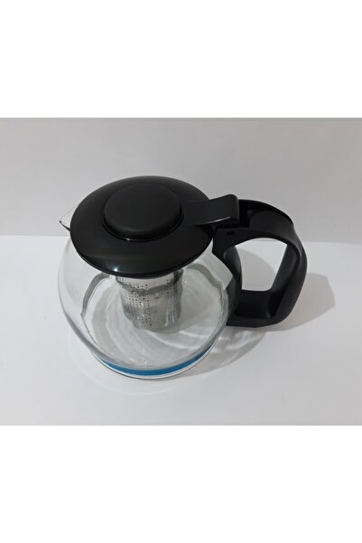 renkli çiçekler إبريق شاي زجاجي 1200 مل وعاء شاي