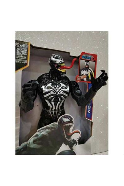 AVENGERS Venom The Amazing Spiderman Action Figure Toy Venom Figure with Light and Sound 30 Cm Venom Toy Figure