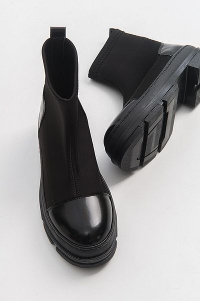 LuviShoes Dámské boty Bendıs Black Scuba