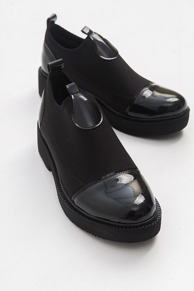 LuviShoes Cuba Black Patent Leather Scuba Women's Shoes