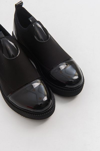 LuviShoes Cuba Black Patent Leather Scuba Women's Shoes