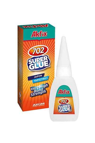 Akfix 702 Süper Hızlı Japon Yapıştırıcı 25gr. 10 Adet