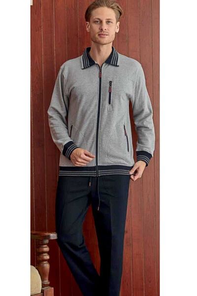 KLY Men's Zippered Tracksuit Set