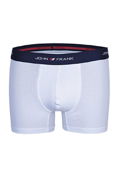 John Frank Erkek Beyaz Boxer