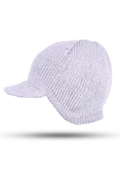 FORUM Men's Beret with Sweat Ears Gray Light Beret Model 789-054