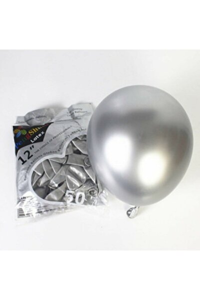 BEST PARTİ DOĞUM GÜNÜ PARTİ SÜSLERİ بالون كروم فضي 10 قطع