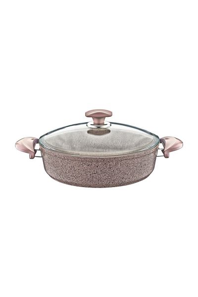 OMS PASLANMAZ Oms 3310 Granite Carrot and Rice Pot 30 Cm