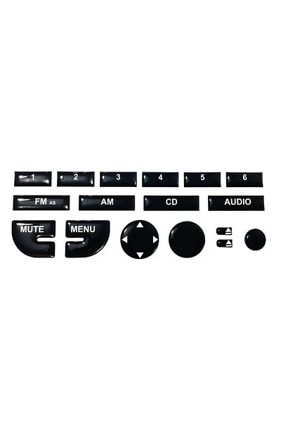 ÜRÜNBANA Fiat Linea Piano Black Glossy Black Tape Keypad