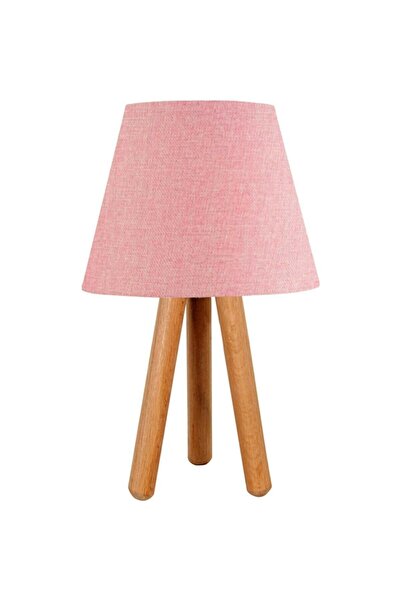 EvLight Triple Room Set Chandelier And Wooden Lampshade Pink
