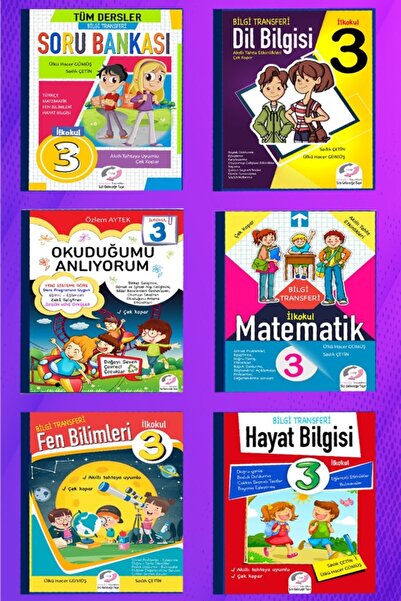 Transfer Yayınları Ilkokul 3.sınıf Yardımcı Set 6 Kitap
