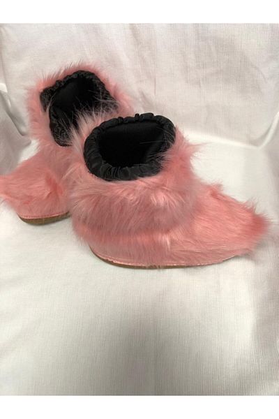 güven kundura Γυναικείες μπότες για το σπίτι Pink Feather
