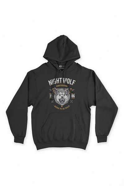 Cix Суитшърт с качулка Night Wolf