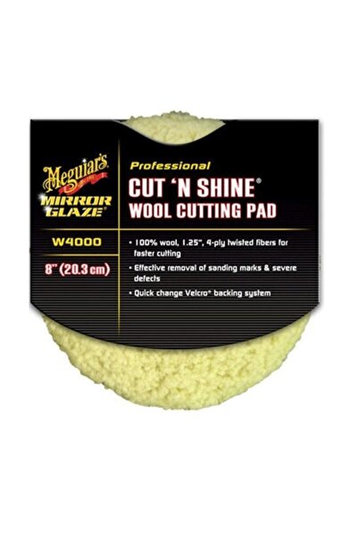 Meguiars Meguiar's W4000 Yün Pasta Keçesi 200 Mm