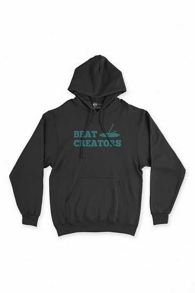 Cix Hanorac negru cu glugă Beat Creators