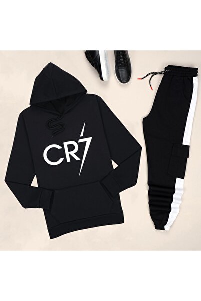 uyguntarz Комплект чорних костюмів Cr7