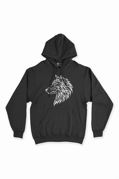 Cix Черен суитшърт с качулка Noble Wolf - Суитшърт с качулка