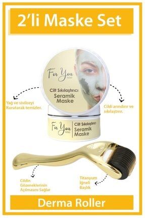 For You Gold Seramik Maske Akne Karsiti Gozenek Sikilastirici Maske Dermaroller Fiyati Yorumlari Trendyol