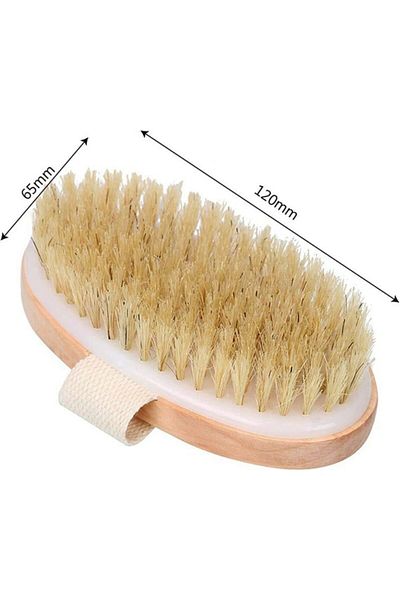 Neler Geldi Neler Natural Horsehair Brush Handheld Cellulite Brush Face Brush