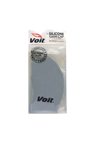 Voit Cască de înot unisex gri din silicon