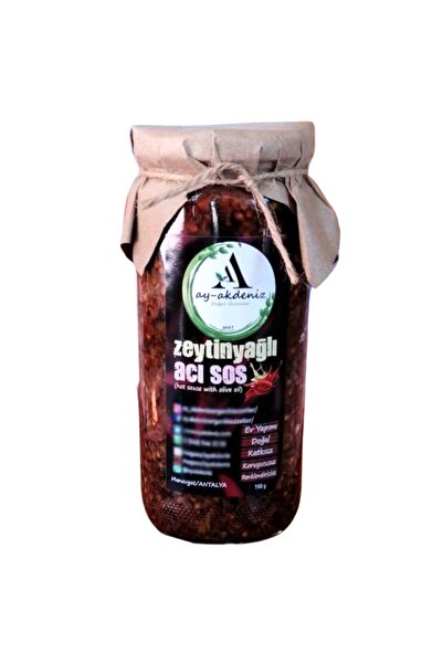 Zeytinyağlı Acı Sos - 750 G (ev Yapımı)