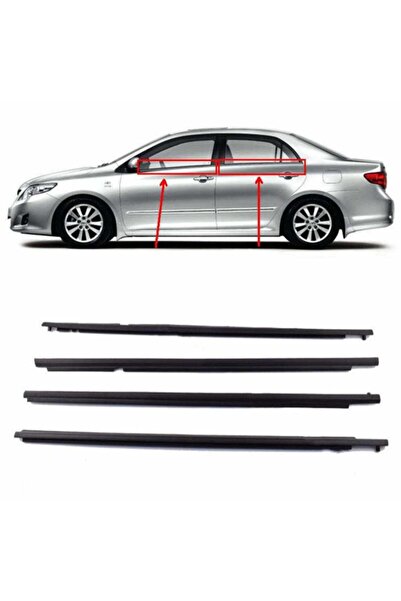 Genel Markalar Toyota Corolla 2007-2011 Dış Cam Sıyırıcı Fitil Takım Yüksek K...