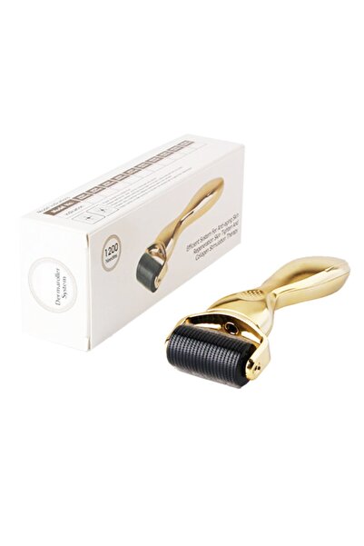 Ahel Dermaroller Titanyum Iğne 1.50mm Body Gold 1200 Iğne Vücut Için Orijinal...