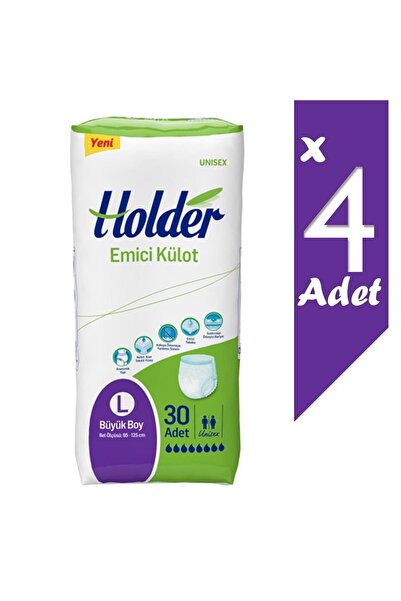 Holder Tutucu Large Yetişkin Emici Külot 95-125 Cm 120 Li