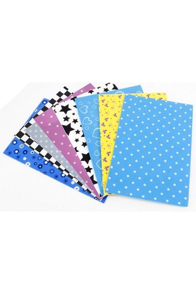 Lino Patterned Eva 20x30 Cm10 Patterns Mixed